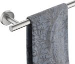 Wall-mounted single-bar towel rack