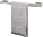 Heavy-duty wall-mounted towel rack