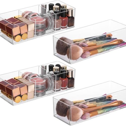 Acrylic Organizer 4-piece Makeup Organizer Countertop For Drawers Organizer Storage Bathroom Organizers And Storage Is A Good Choice For Desktop Finishing (4)