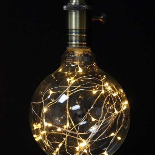 1w E26 Led String Light Bulb, 6.75"H, 5"W